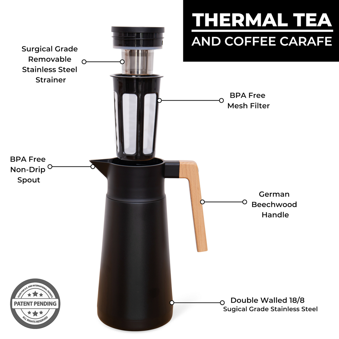 Venera Thermal Carafe 68 Oz Black – Hastings Collective