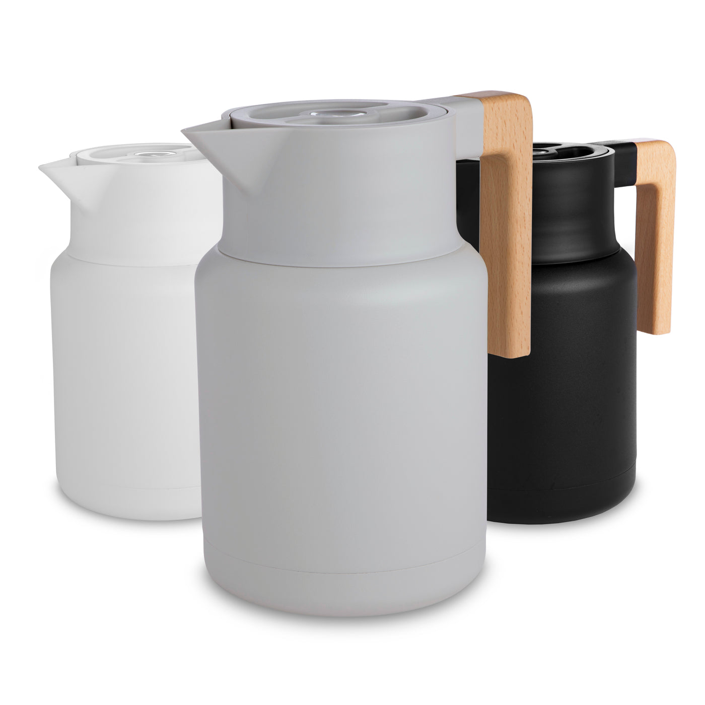 Lagom Thermal Carafe | 50 Oz | Gray - Hastings Collective