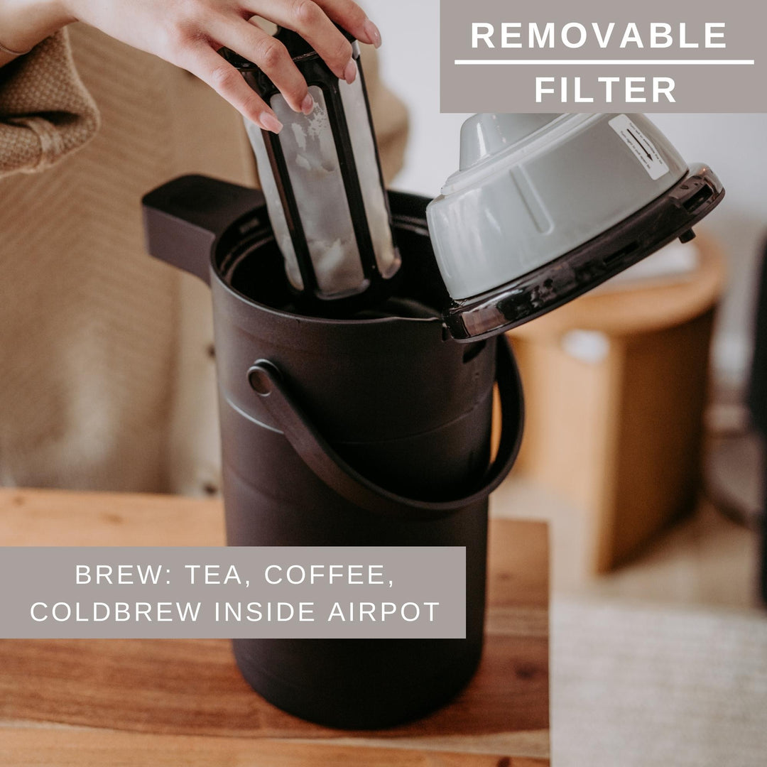 Hemma Black 85oz / 2.5L Thermal Airpot – Hastings Collective